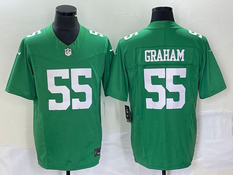 Men Philadelphia Eagles 55 Graham Green 2023 Nike Vapor Limited NFL Jersey